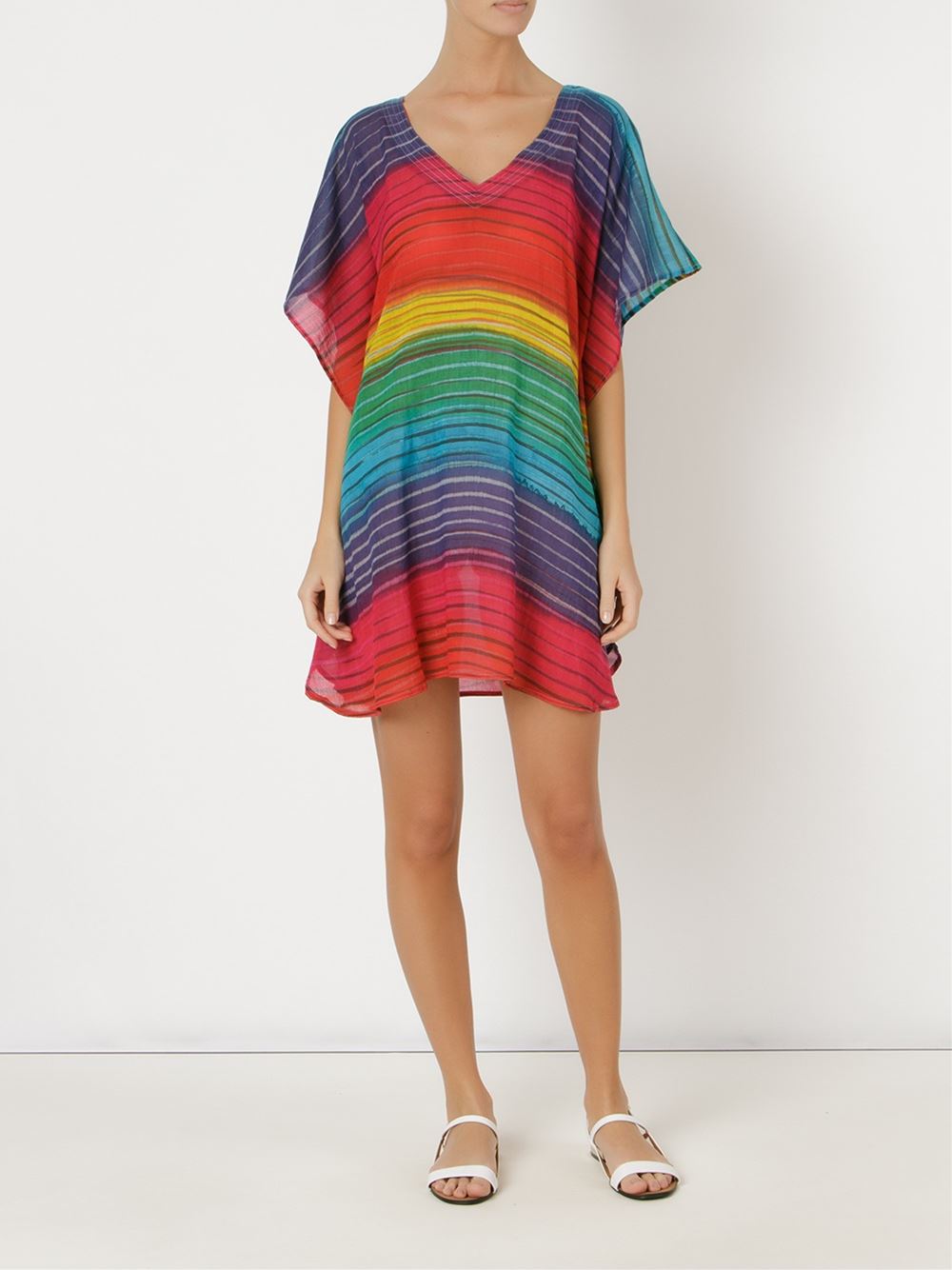 v-neck kaftan