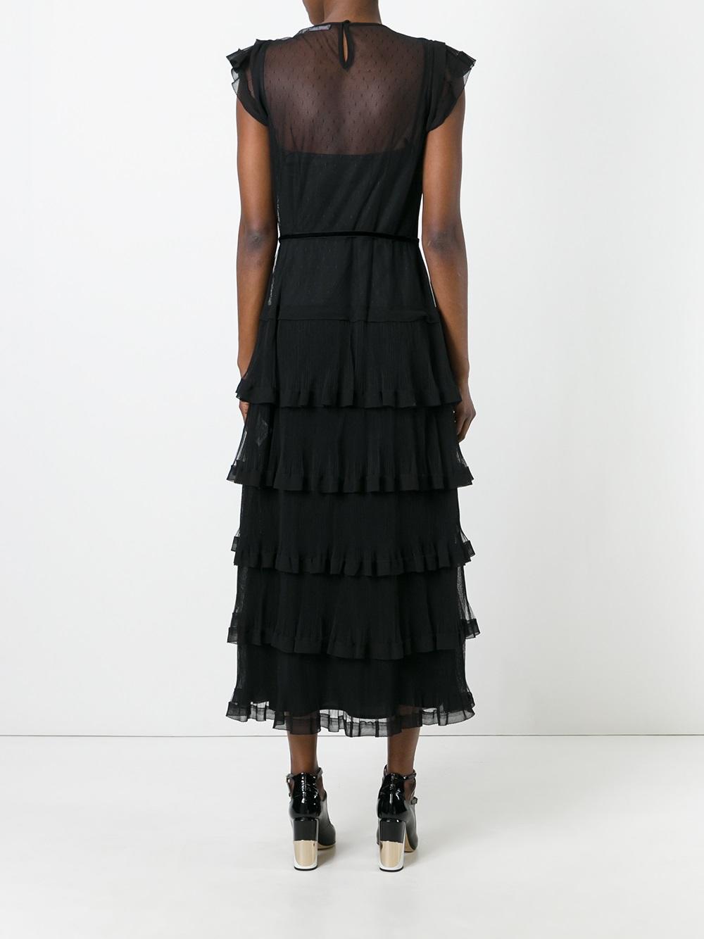frill tulle dress