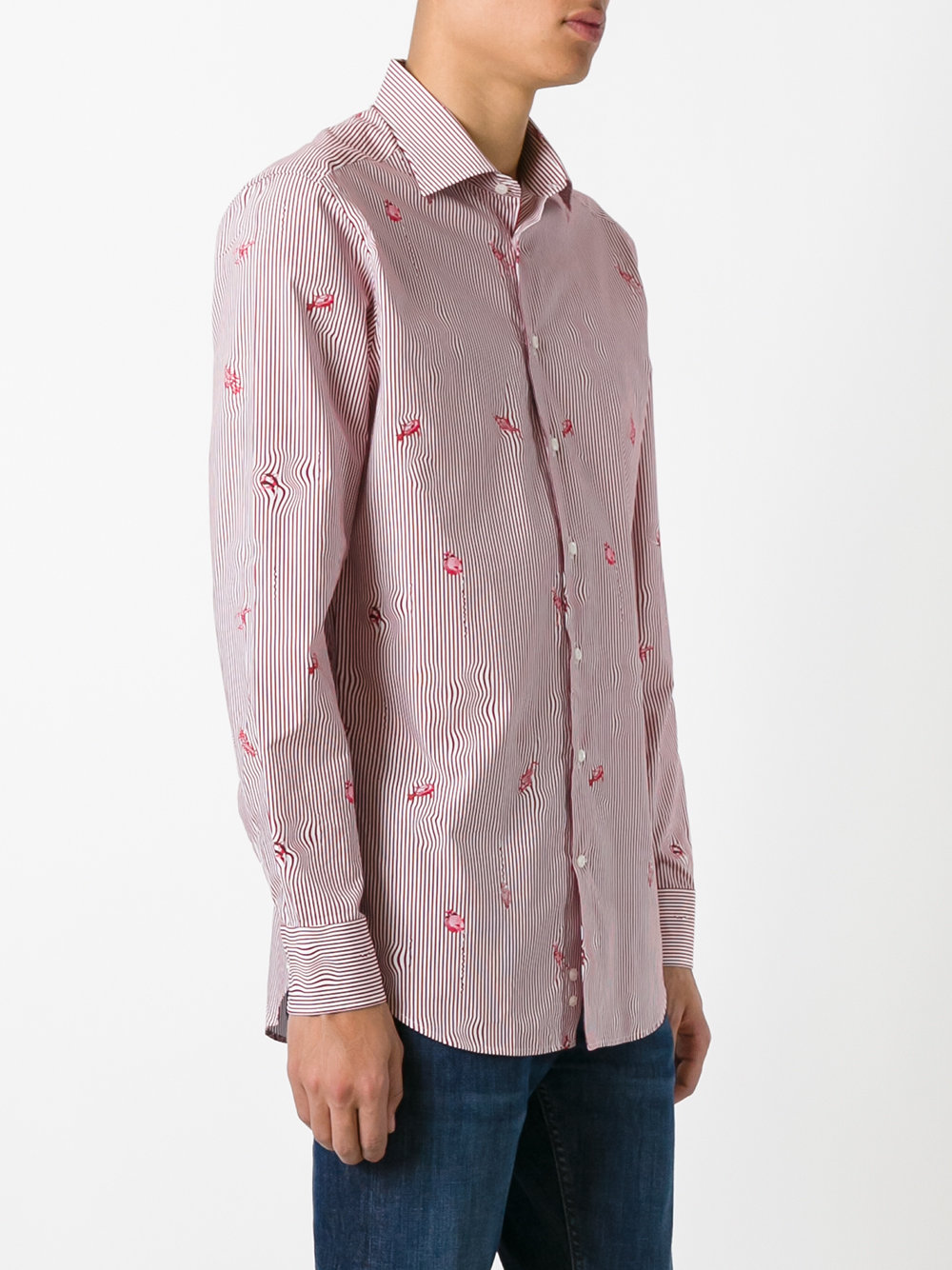 fish print shirt