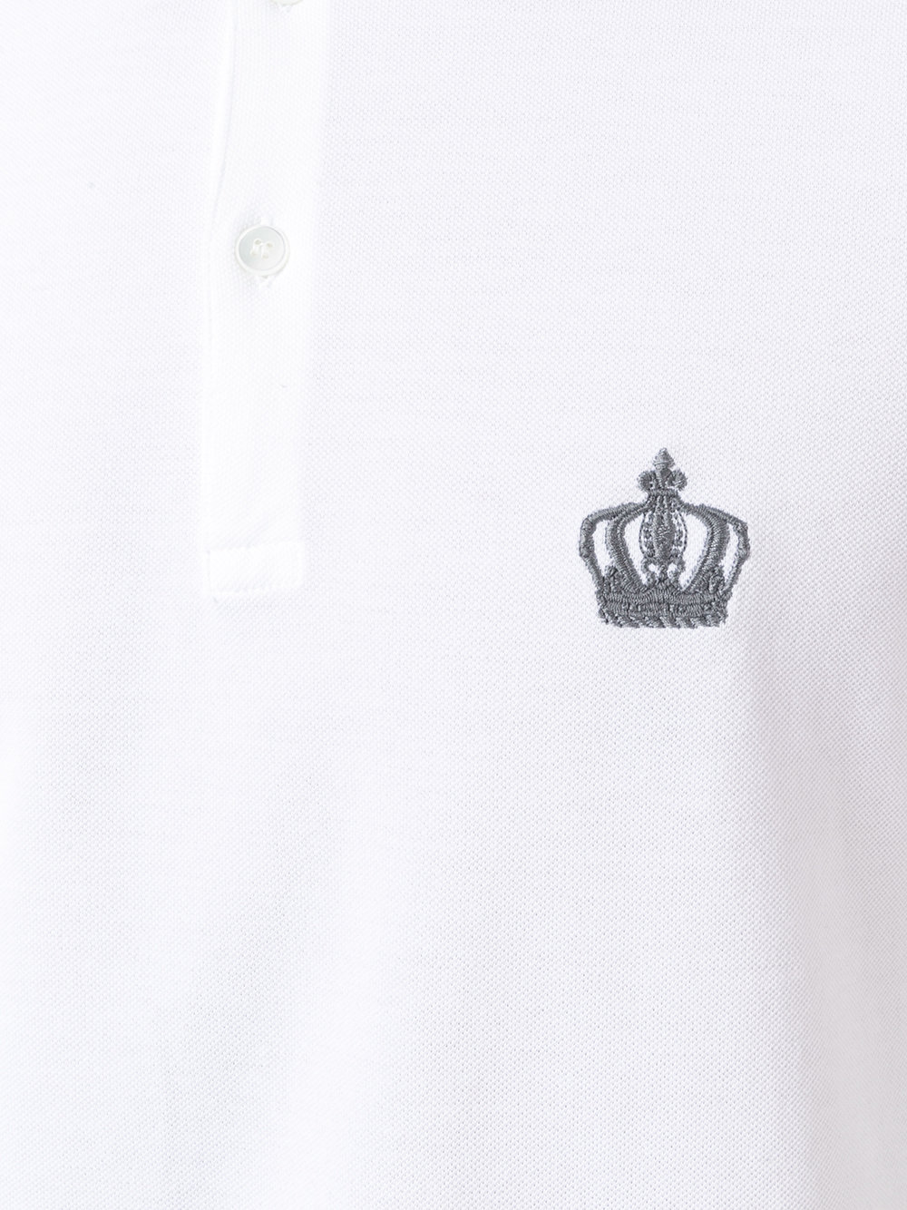 embroidered logo polo shirt