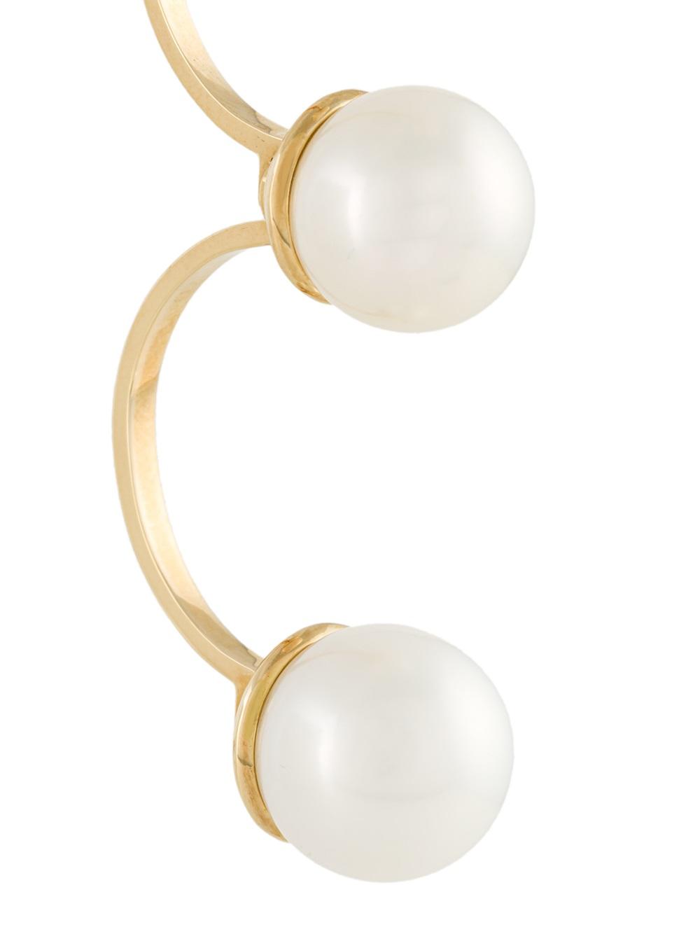 18kt yellow gold 'Multipearl' earrings