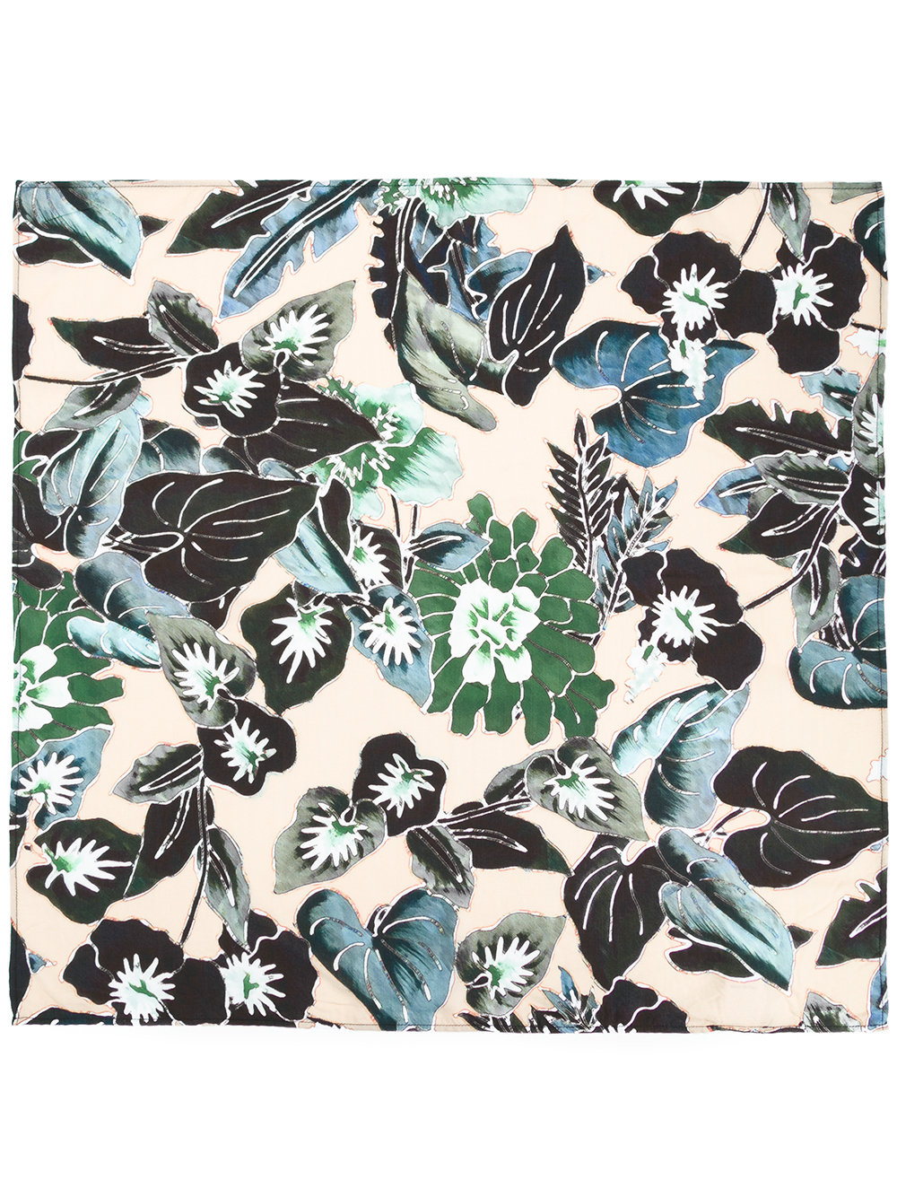 floral print scarf