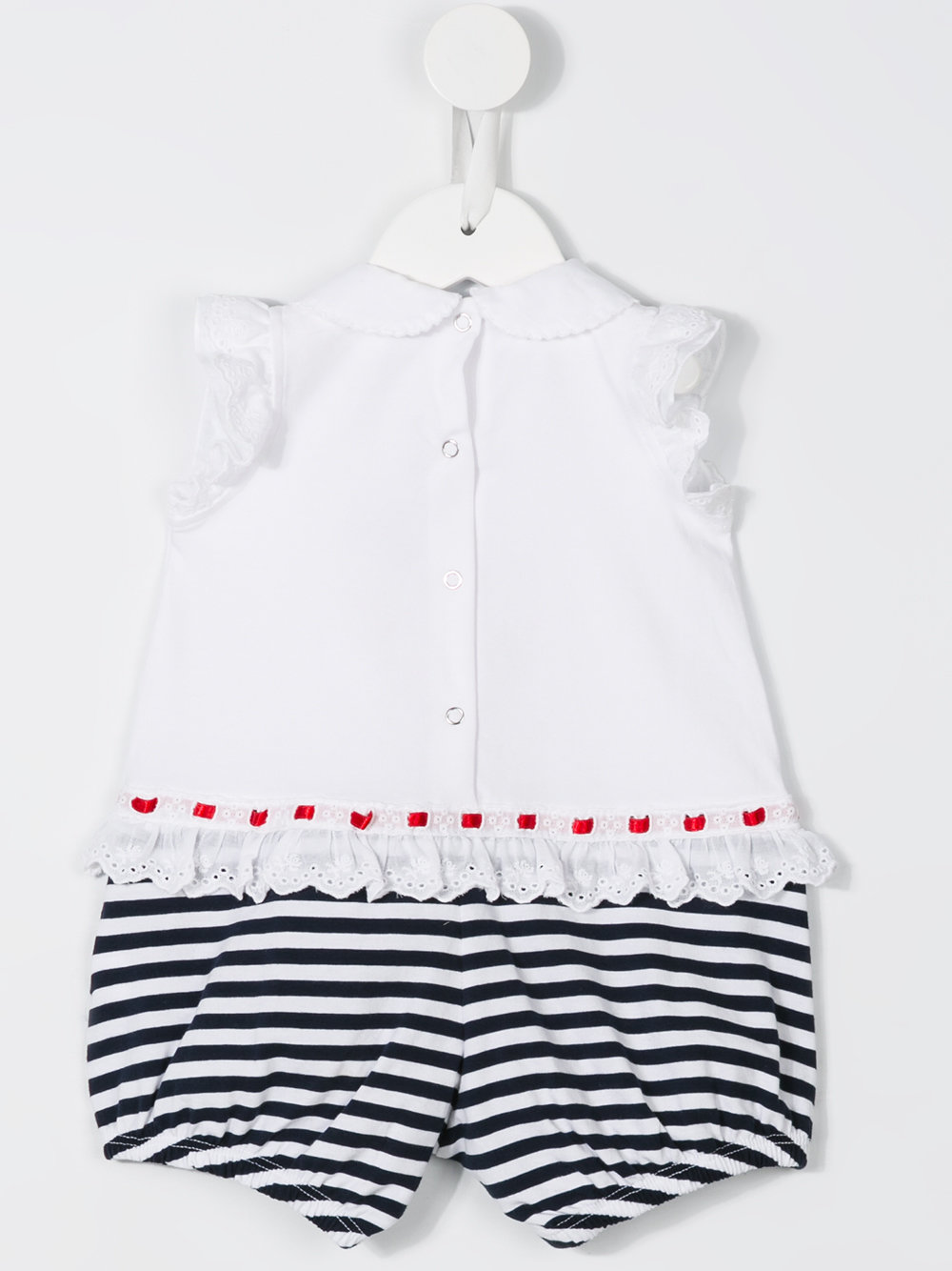 sequin strawberry embroidered shorties