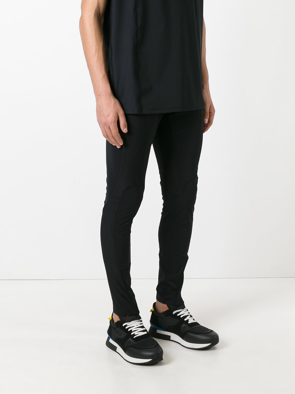 skinny fit trousers