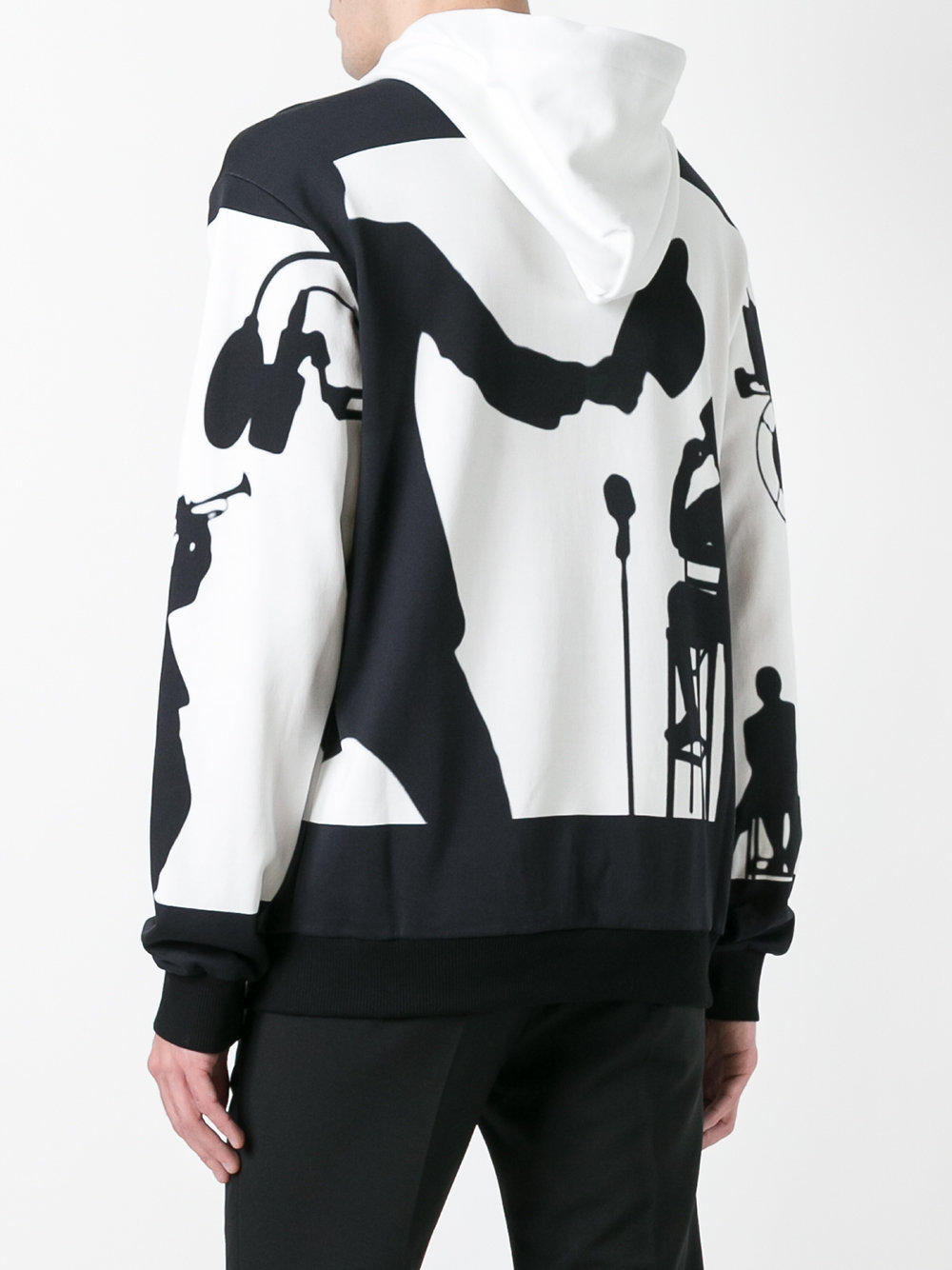 jazz musicians print hoodie