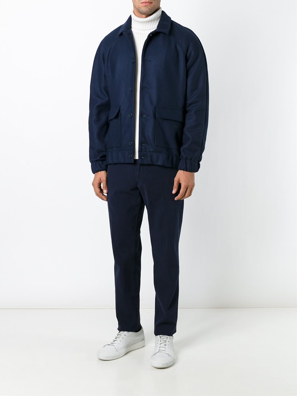 buttoned shirt jacket