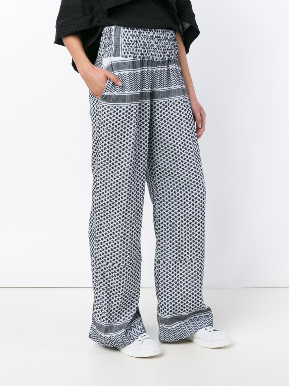 阿拉伯印花长裤