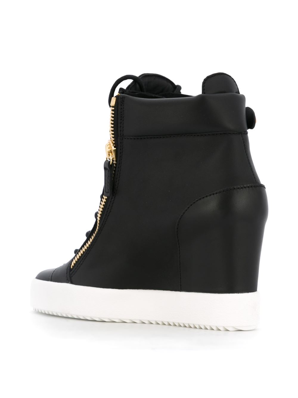 'Cruel' hi-top wedge sneakers