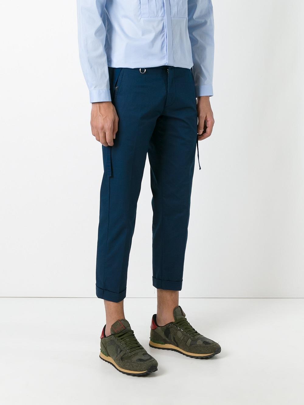 cropped trousers