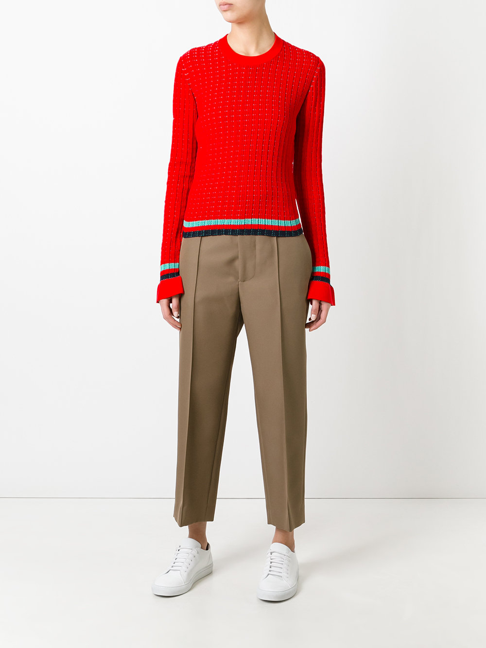 cropped trousers