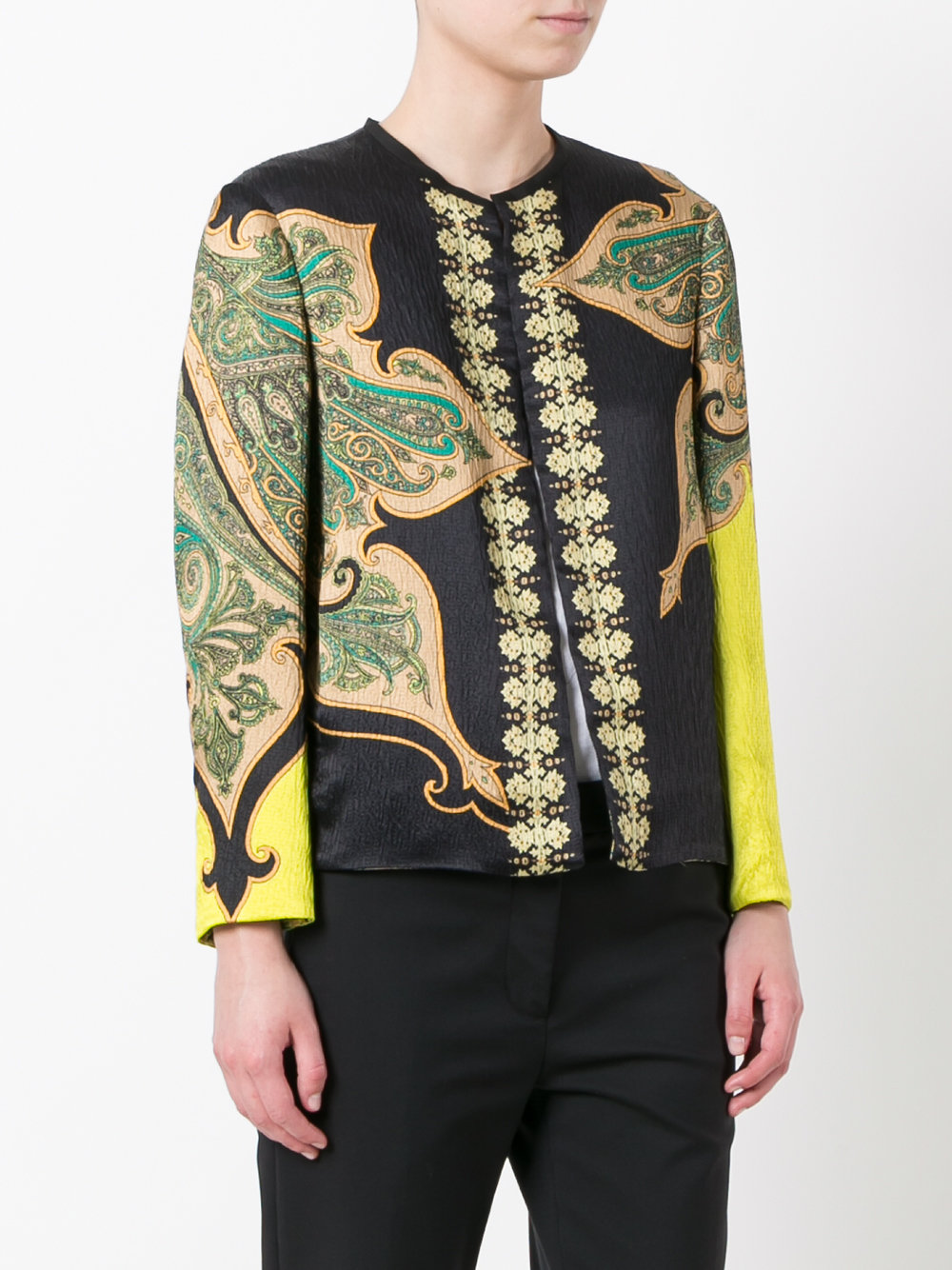 paisley print jacket