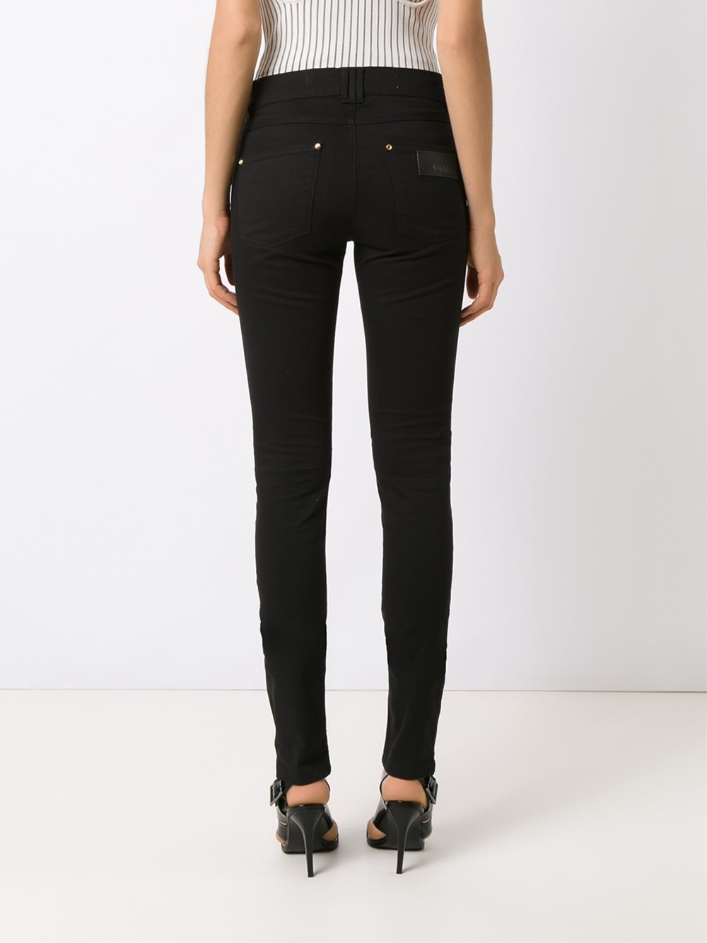 mid rise skinny jeans