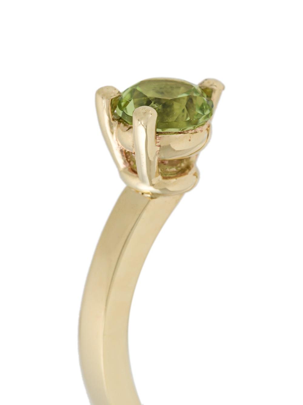 gemstone stud ring 