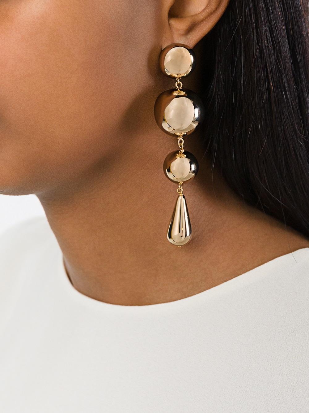 drop detail earrings