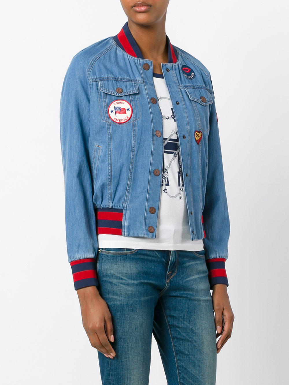 denim bomber jacket 