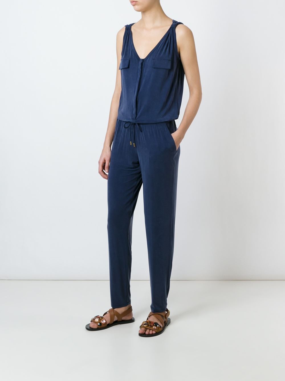 drawstring jumpsuit