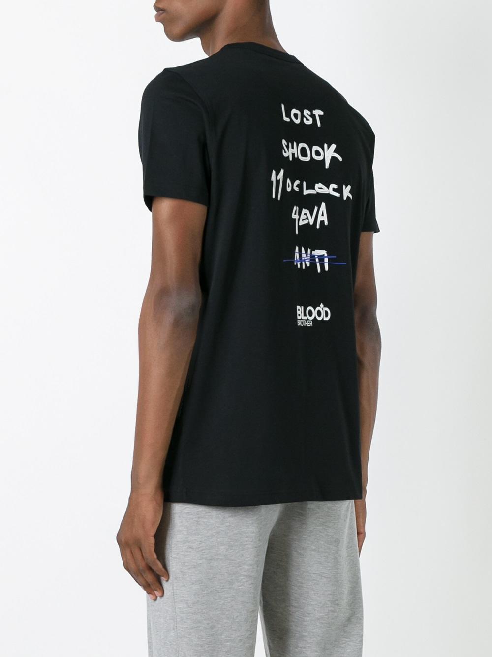 palm trees print T-shirt