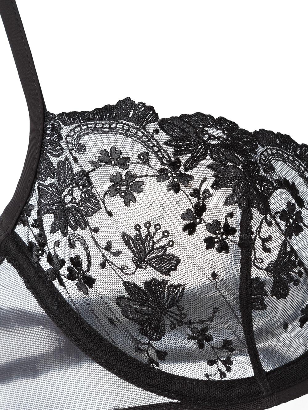 Stolen Roses balconette bra