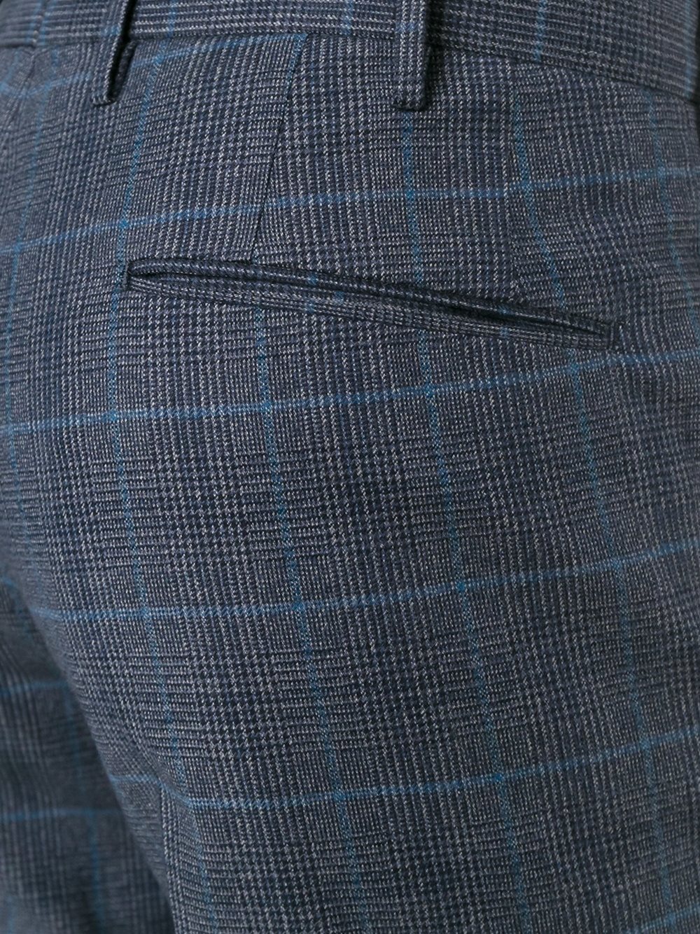 格纹长裤