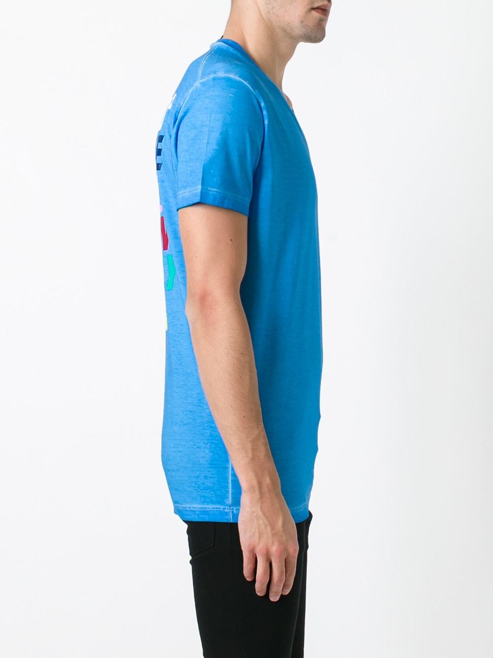 slogan print T-shirt