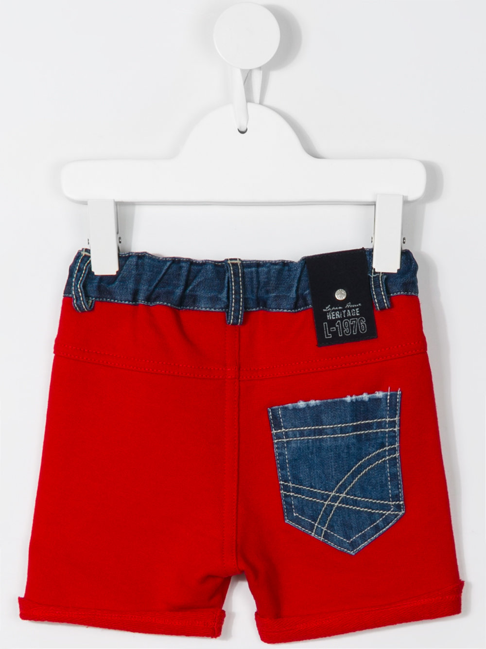 contrasting pocket shorts
