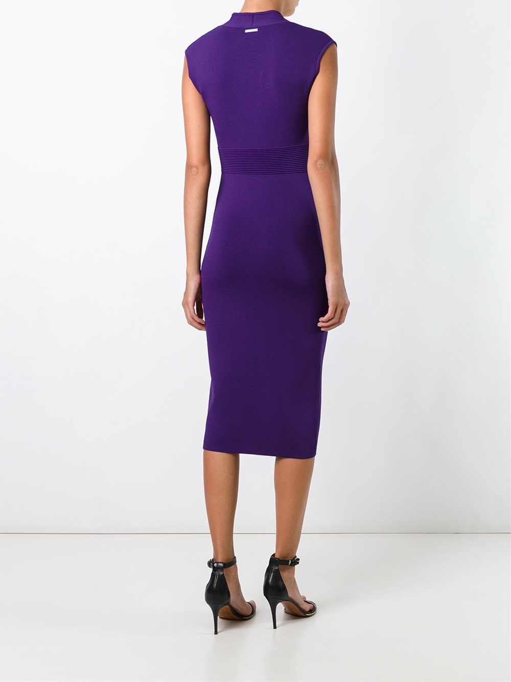 fitted midi dress