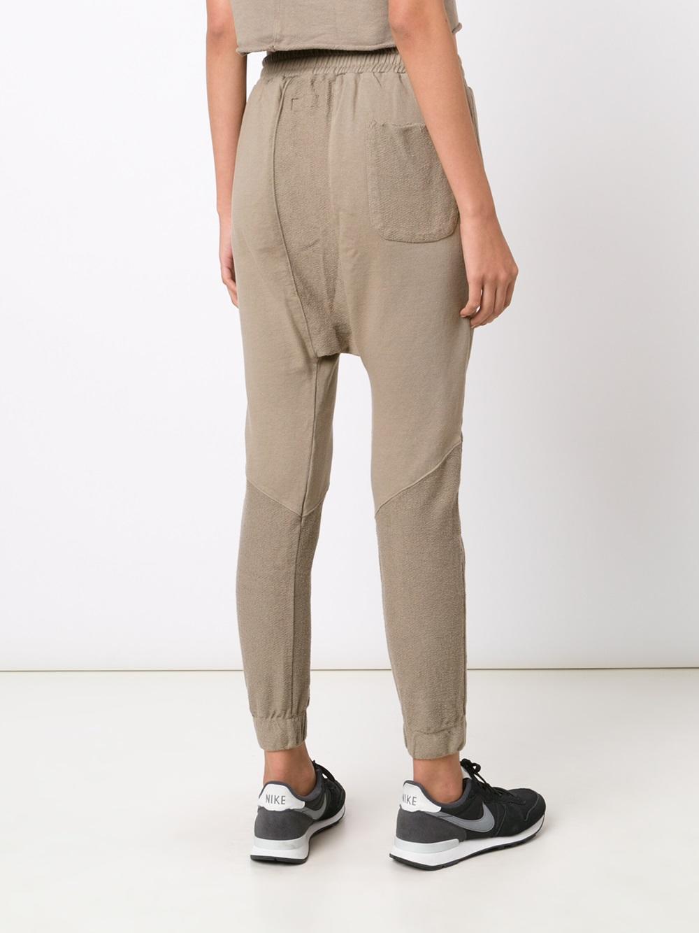 drop-crotch joggers