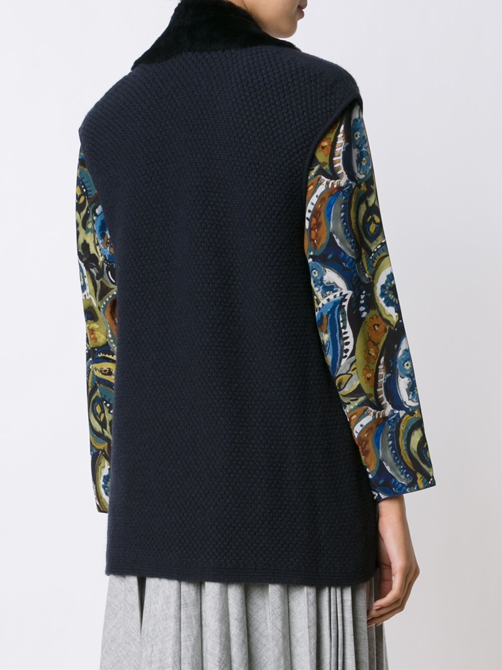 sleeveless blazer