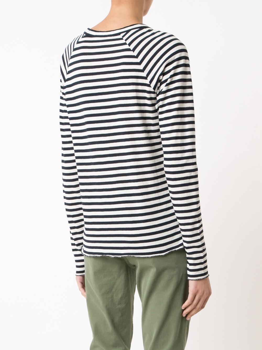 'Baseball' striped T-shirt