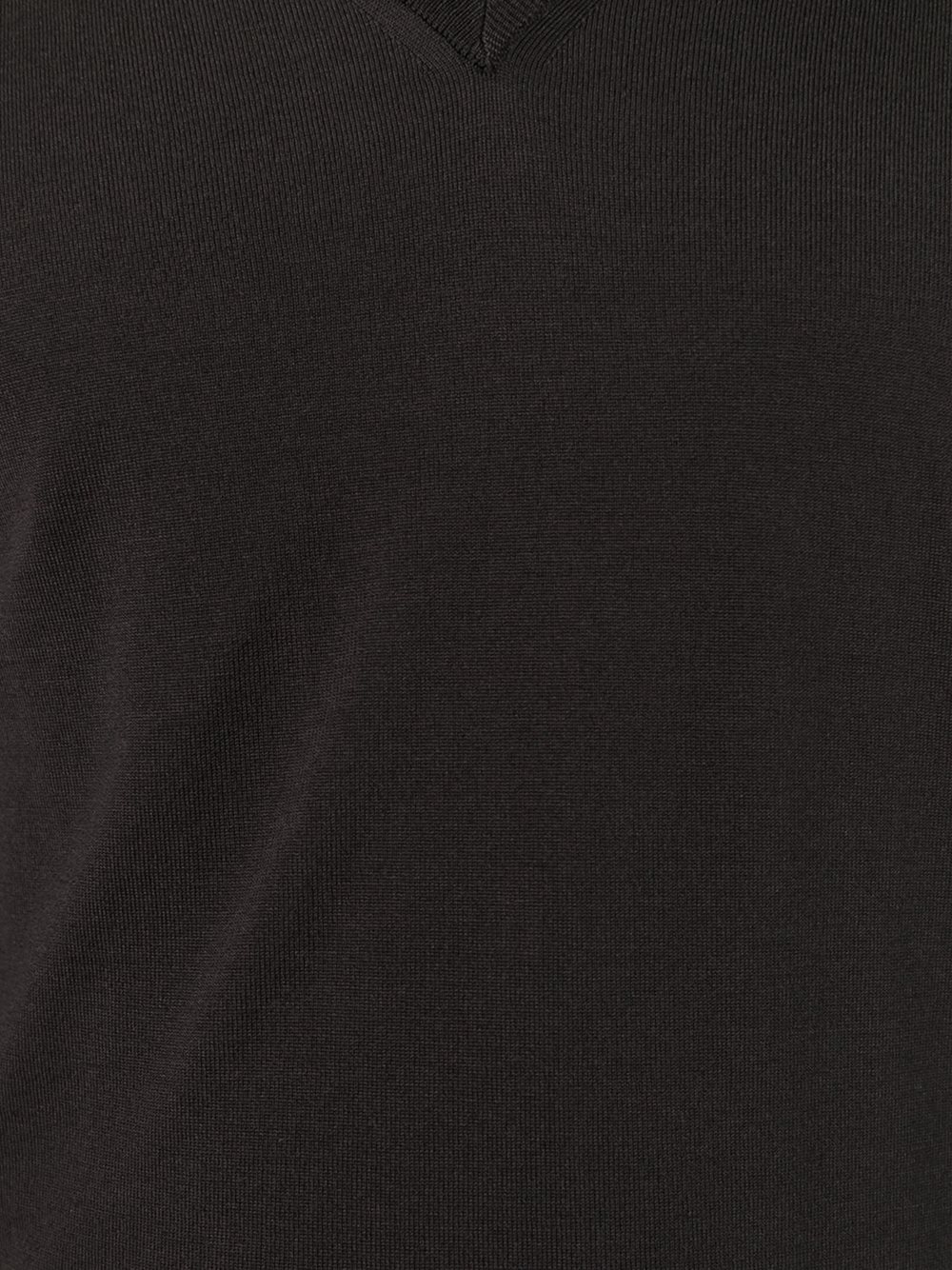 v neck fine knit jumper