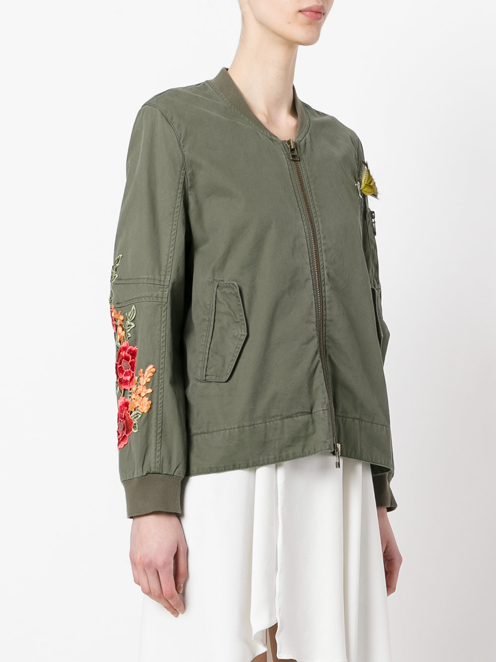 'Berenice' embroidered bomber jacket