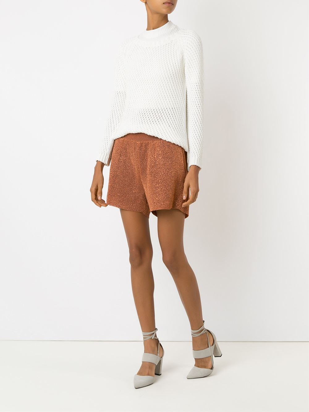 knit shorts
