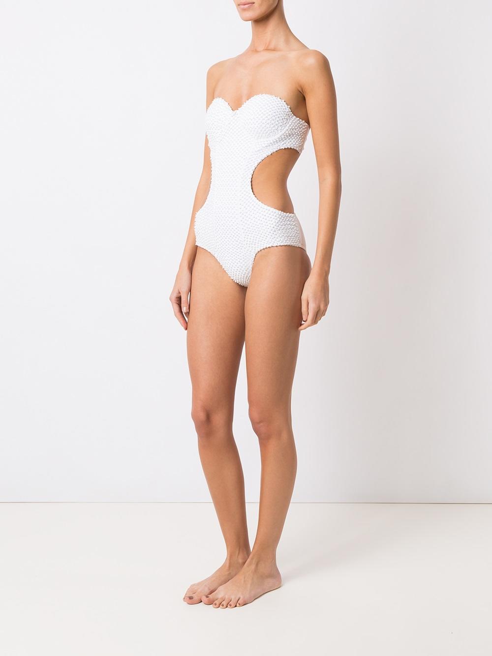 panelled swimsuit