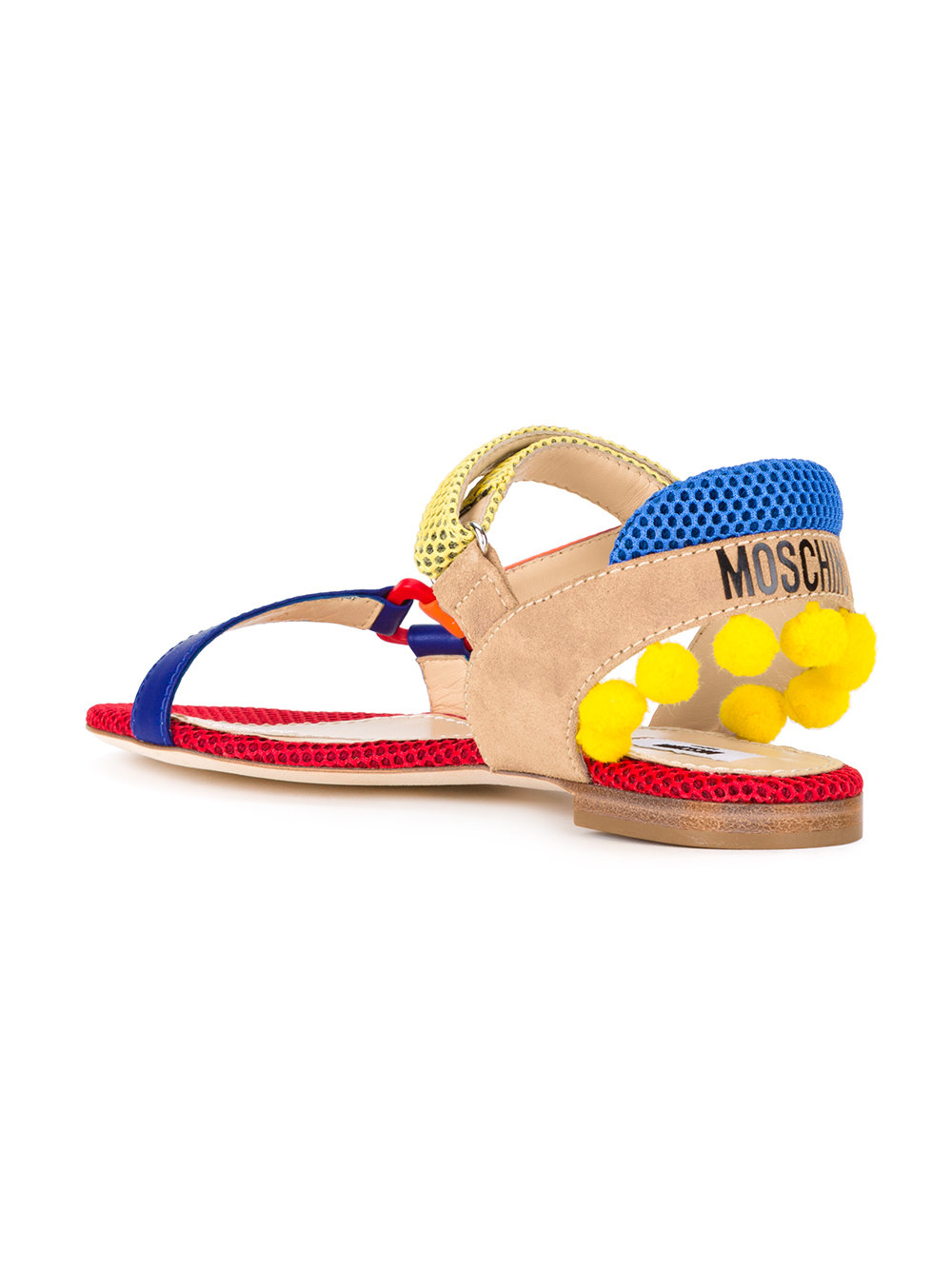 colour block sandals