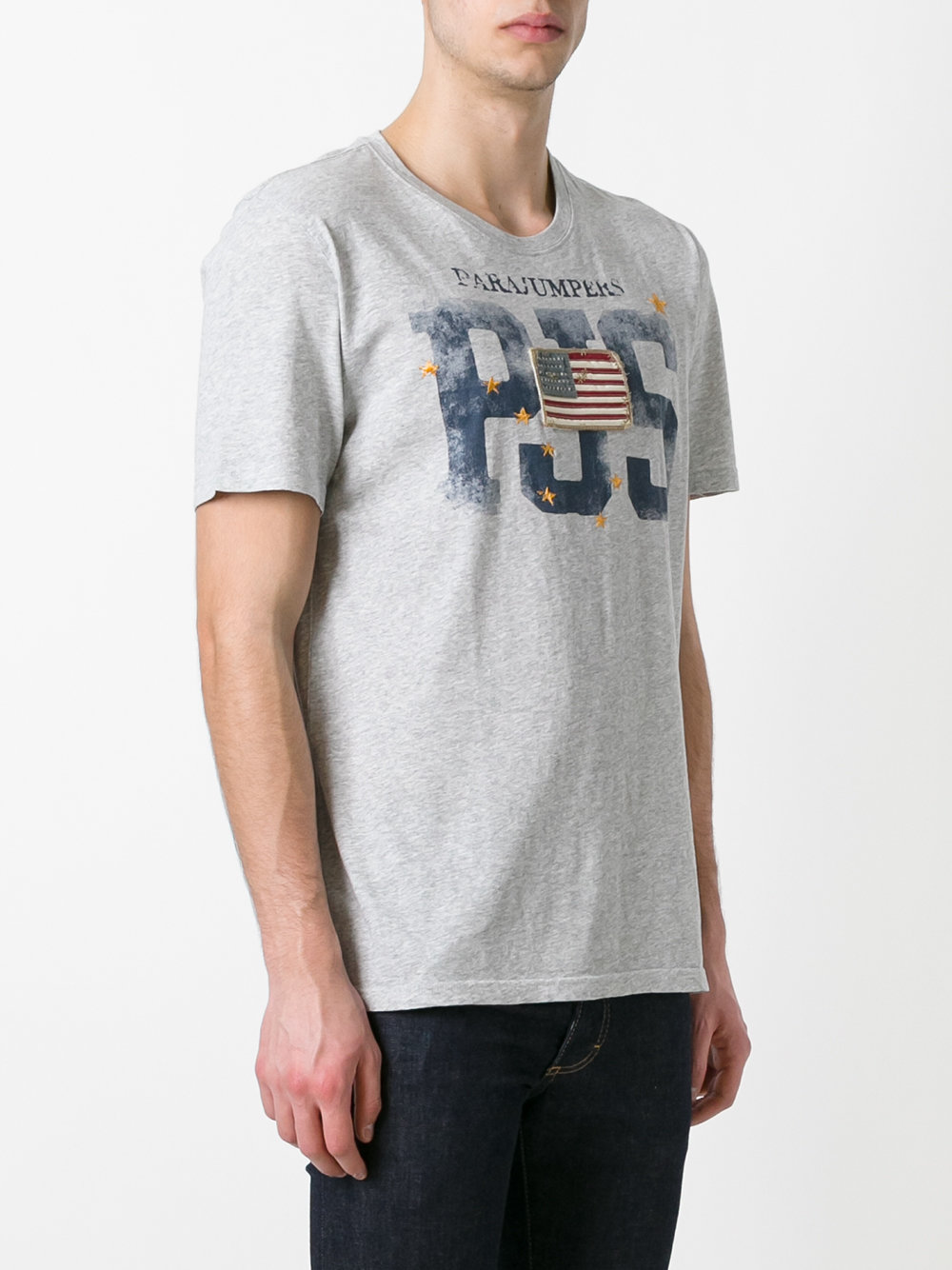 flag patch T-shirt