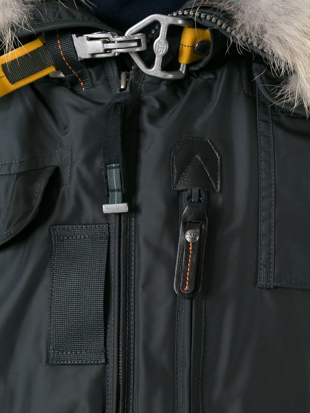 fur trim hood jacket 
