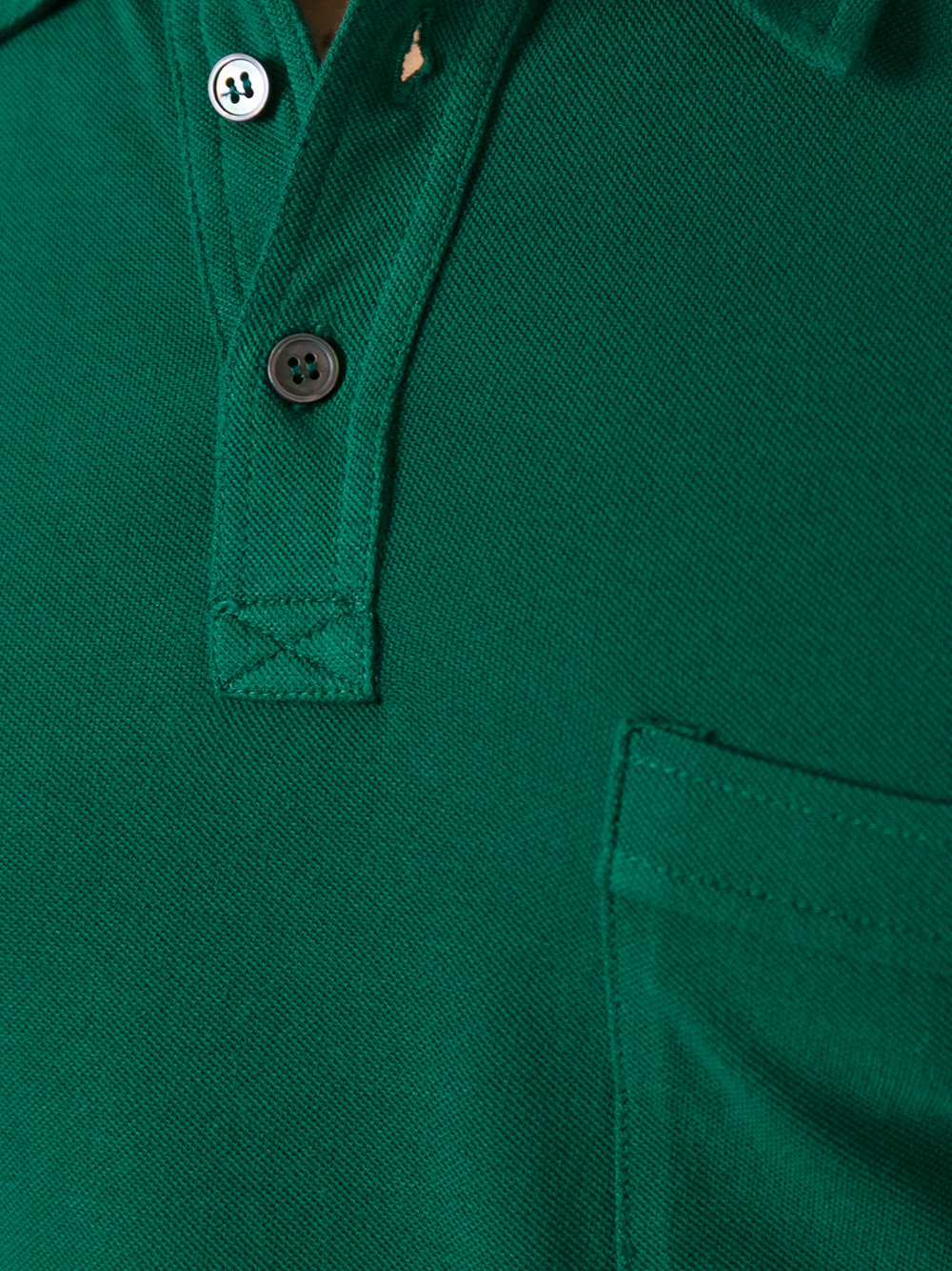 chest pocket polo shirt
