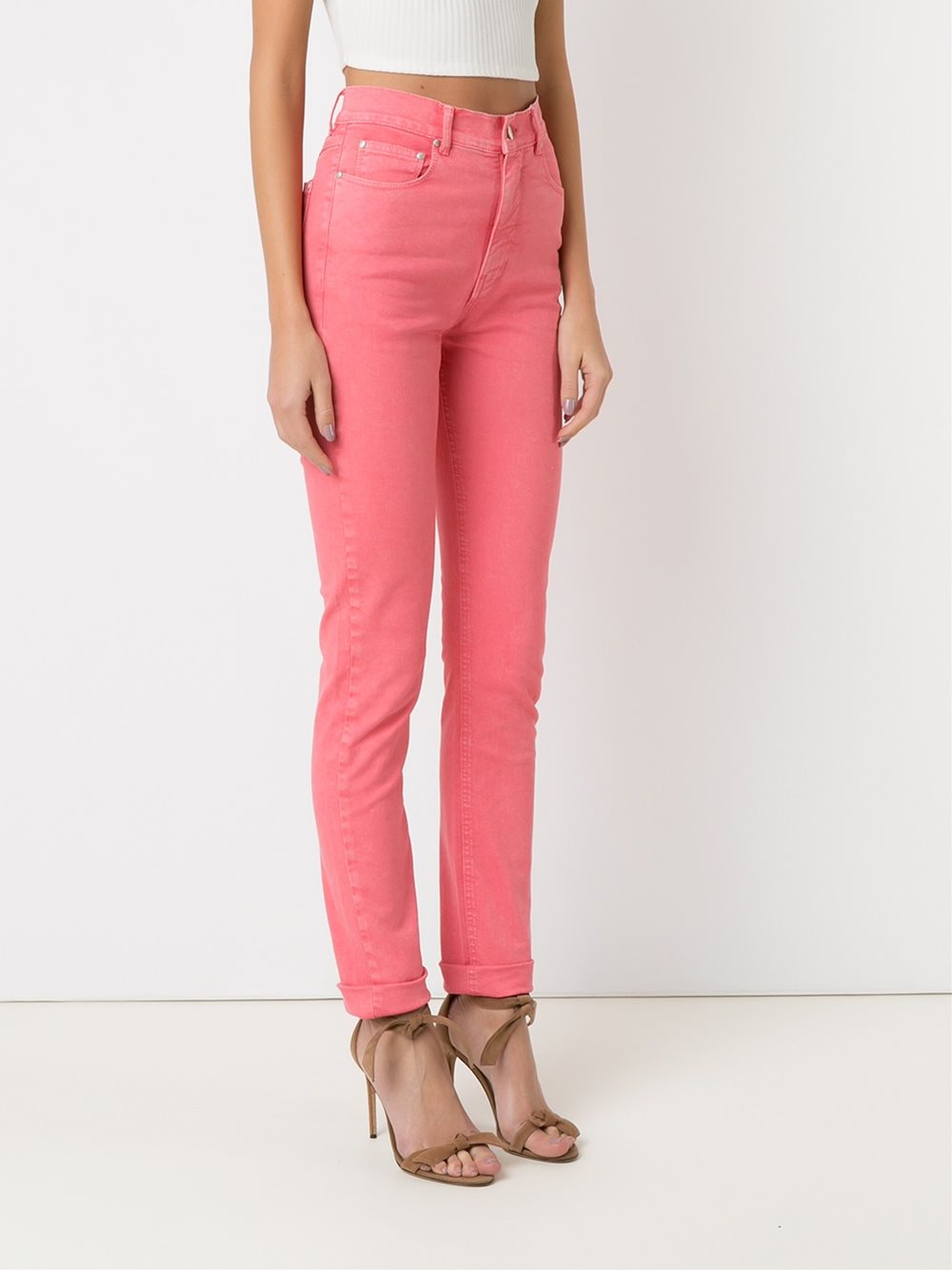 high waisted skinny jeans