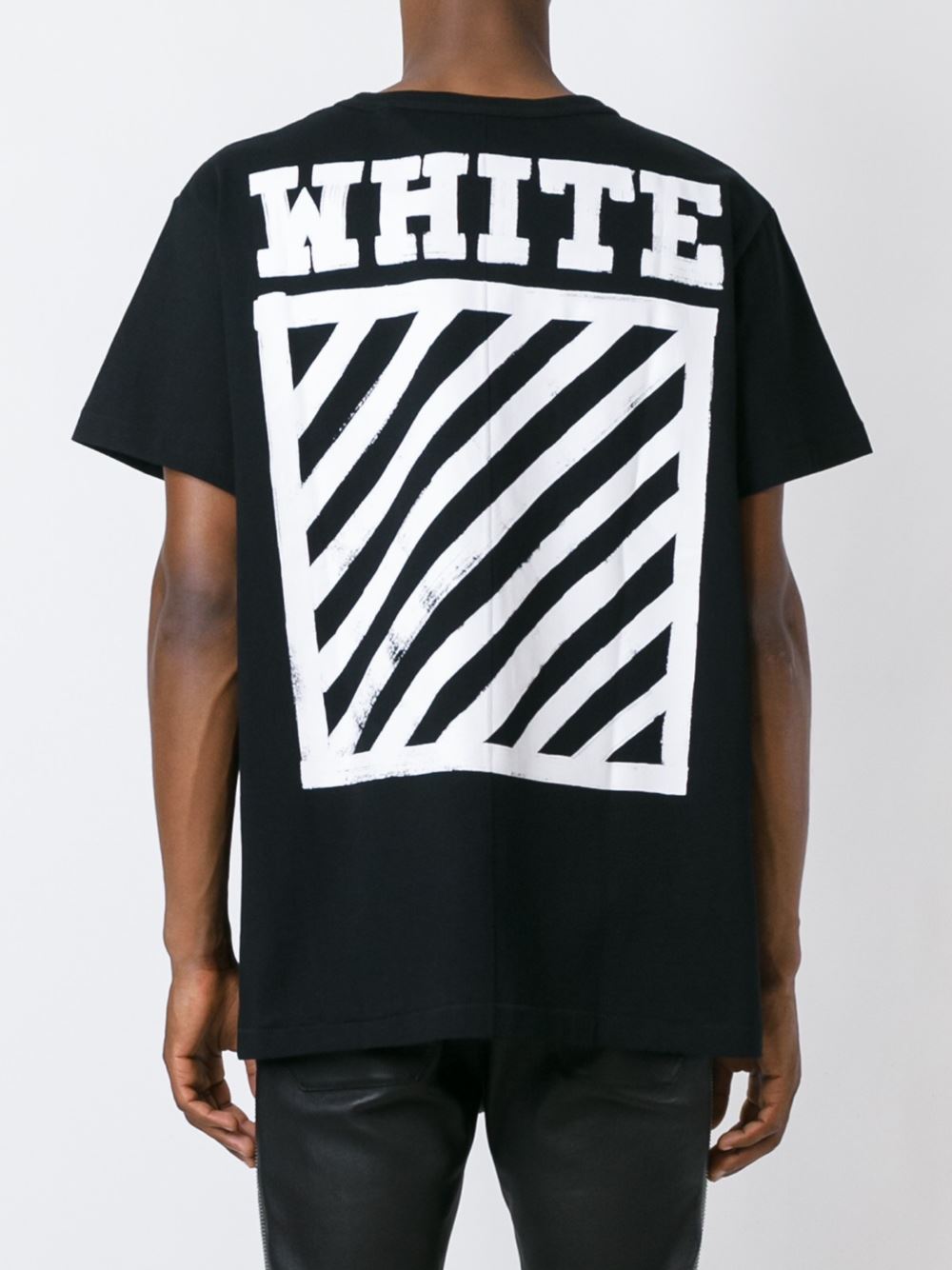 brushed diagonals T-shirt