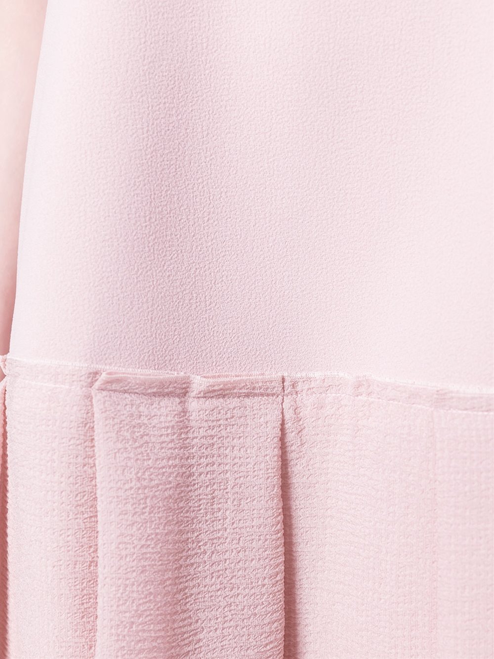 pleated mini dress