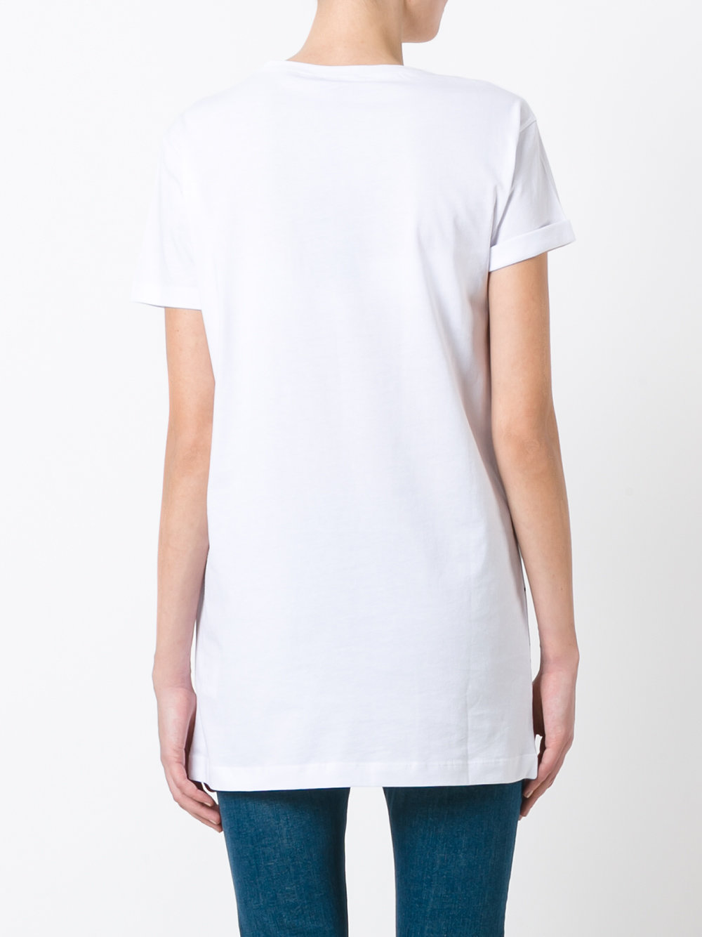 allover logo print T-shirt