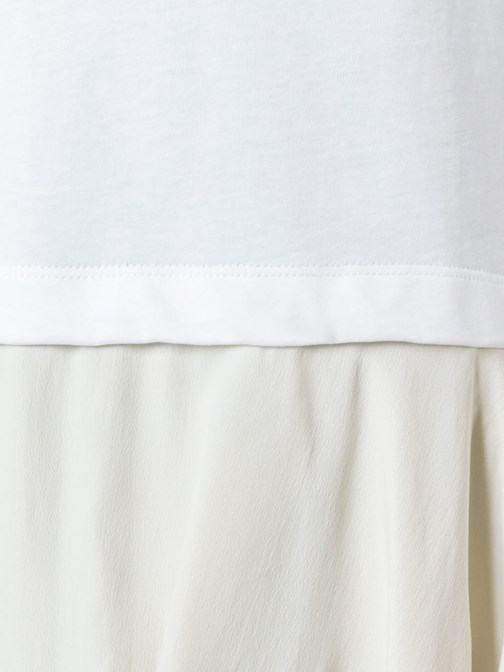 layered hem T-shirt 