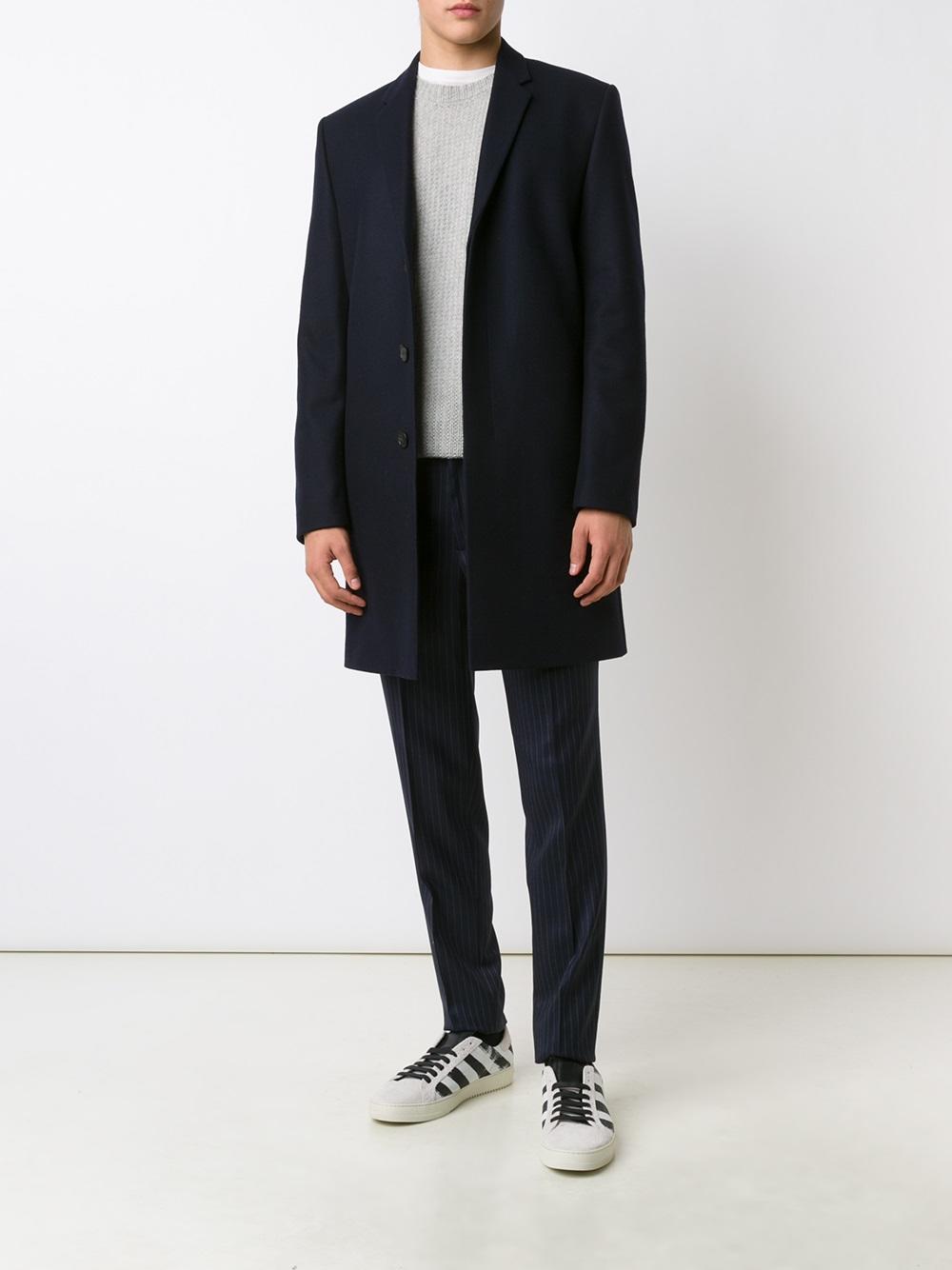 pinstriped trousers