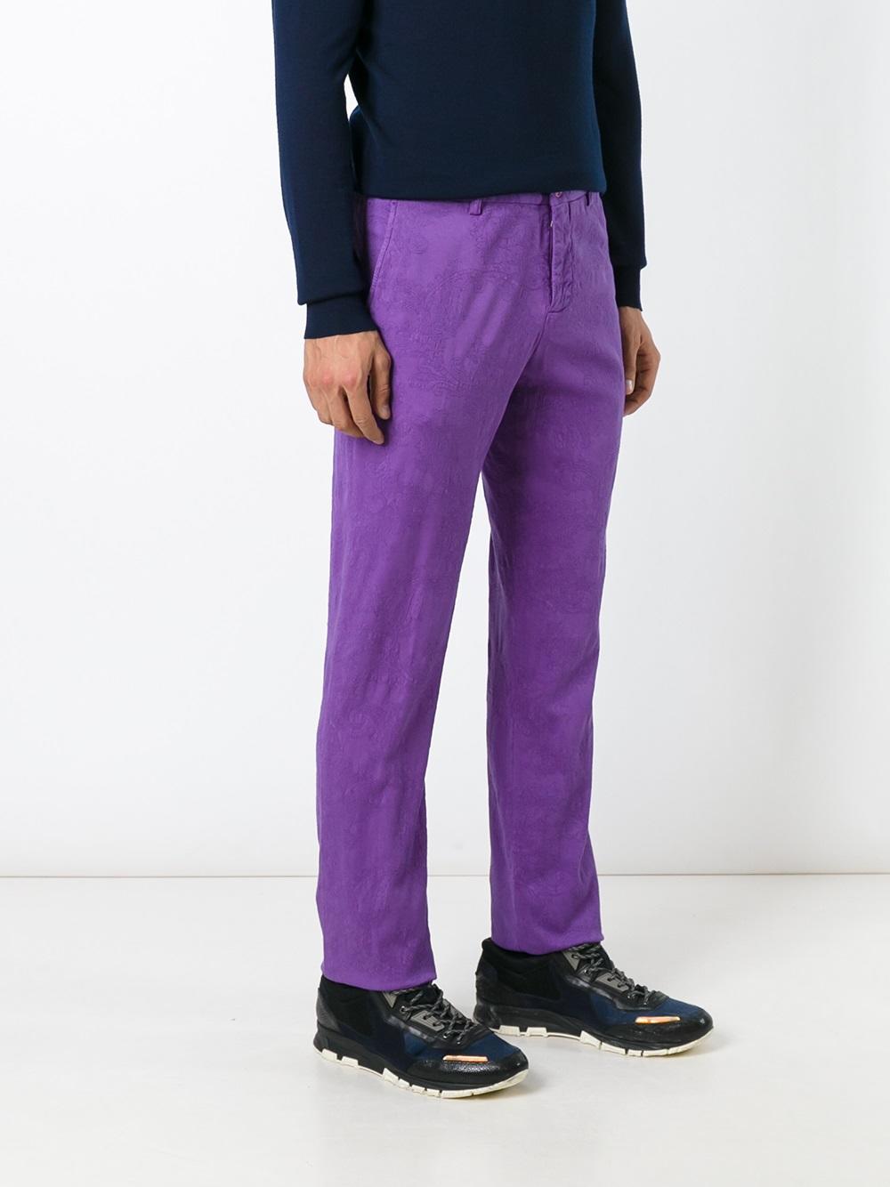 slim-fit trousers