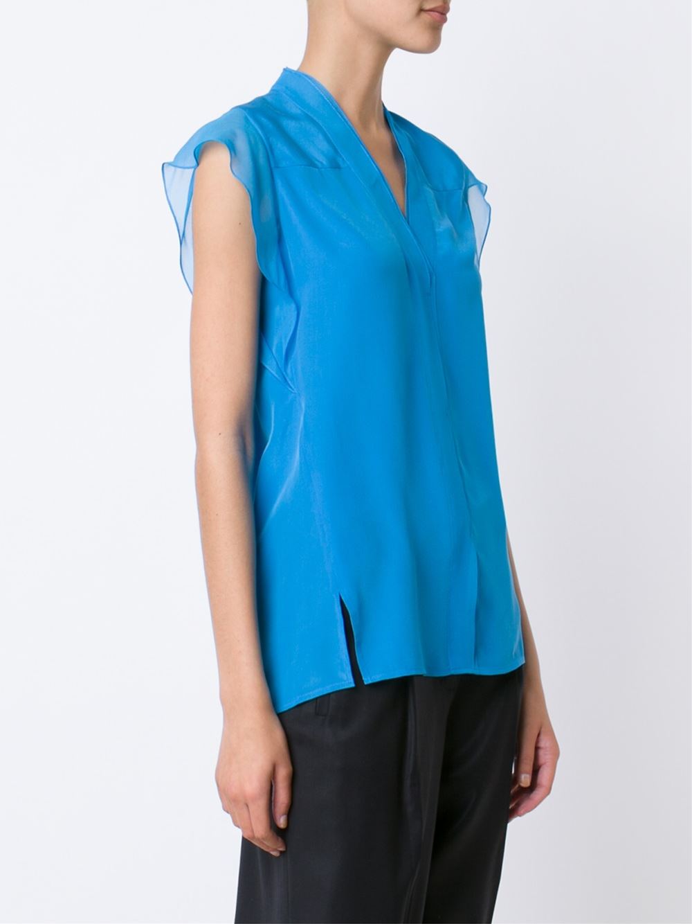 半透明短袖上衣