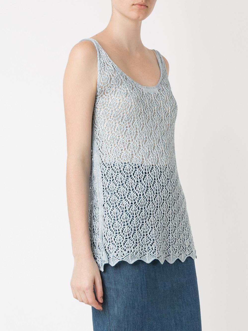 knitted tank top