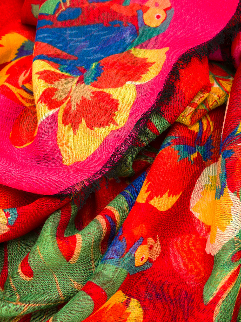 floral print scarf