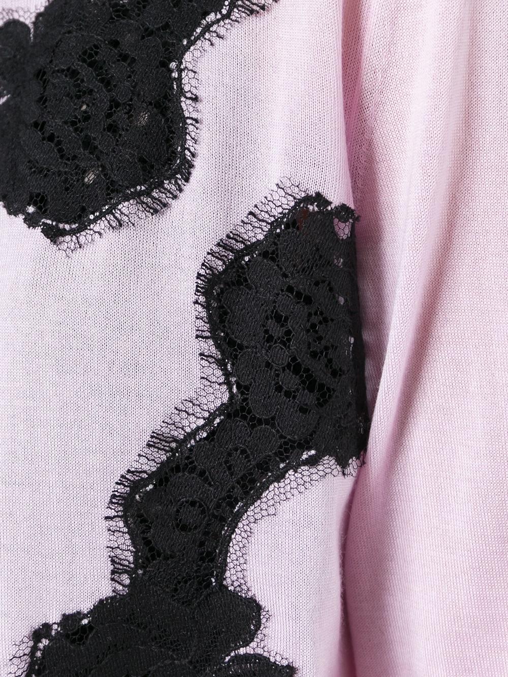 lace detail cardigan