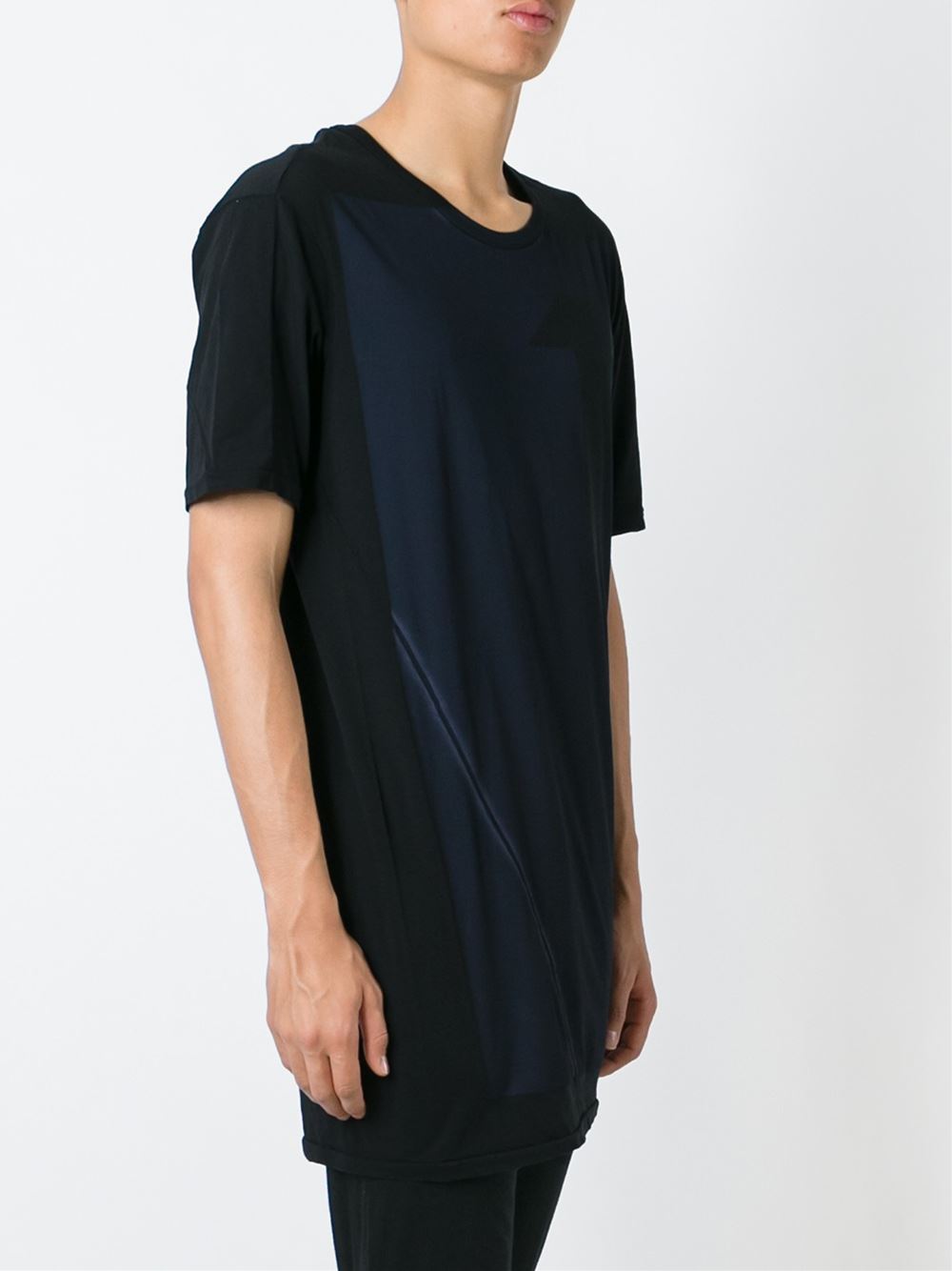 11 by boris bidjan saberi 正面标志双色t恤海淘返利 | 米饭粒返利网