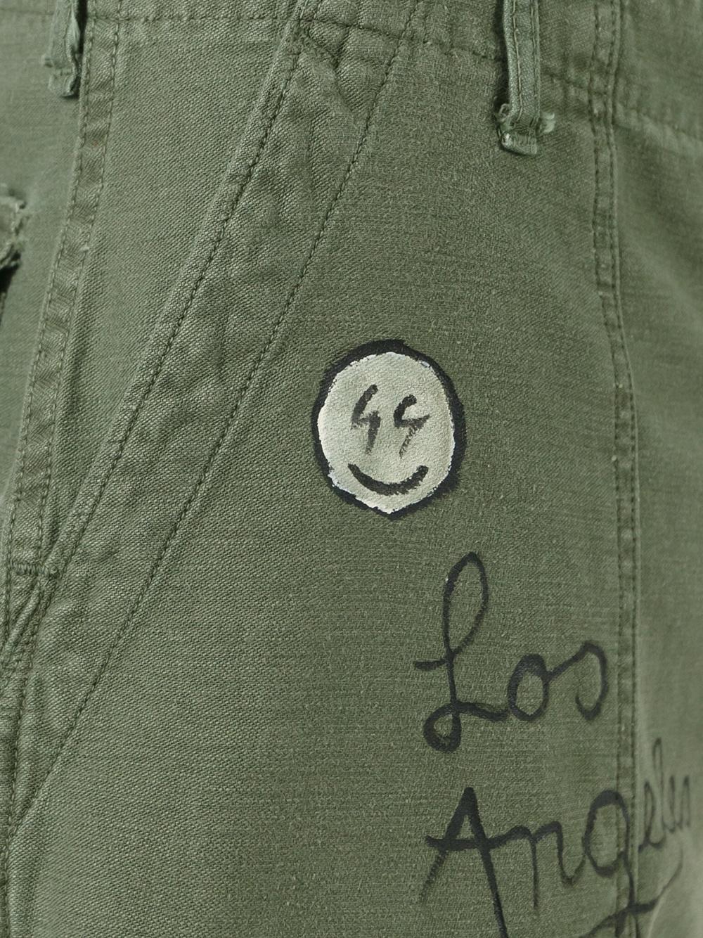 graffiti cargo shorts 